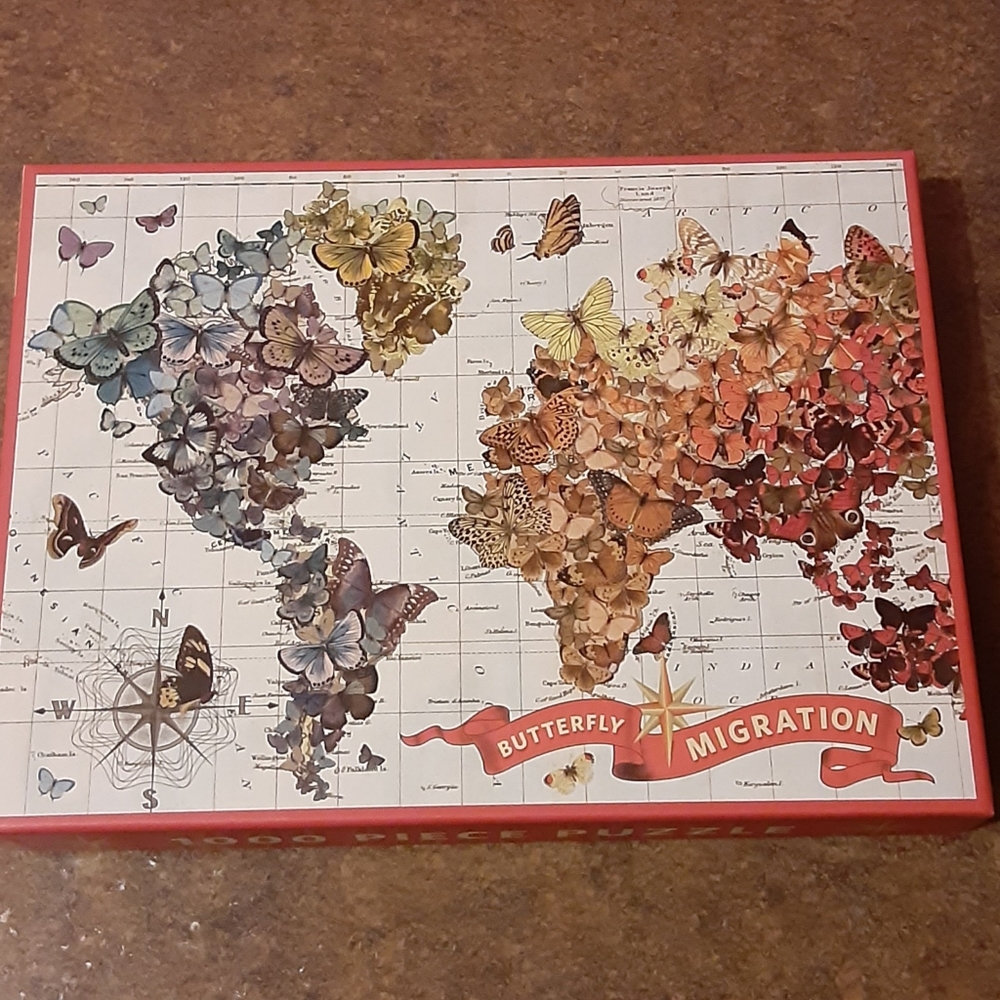 Butterfly Migration 1,000 Pc. Jigsaw Puzzle - New/